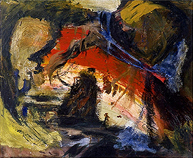 Paul Glaviano  Dark Figure  2004  oil on canvas  51 x 61 cm  Private collection